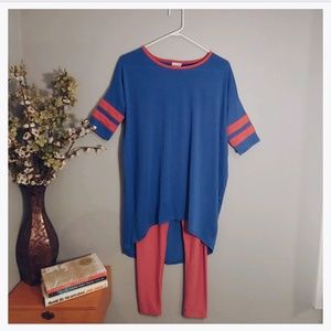 💙 NWOT LuLaRoe Irma Tunic & Matching Leggings!